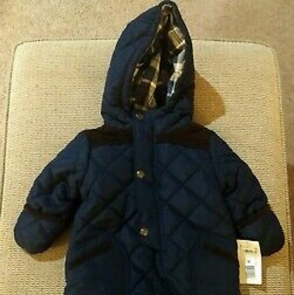 New Rothschild Infant Quilted Corduroy Pram Suit - Picture 2 of 6